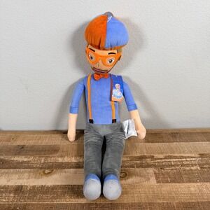 Blippi Plush Stuffed Toy Doll Kids 24 inches Blue Orange NEW